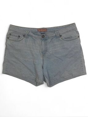 Avenue Women’s Light Blue Denim Shorts size 18, Summer Vacation